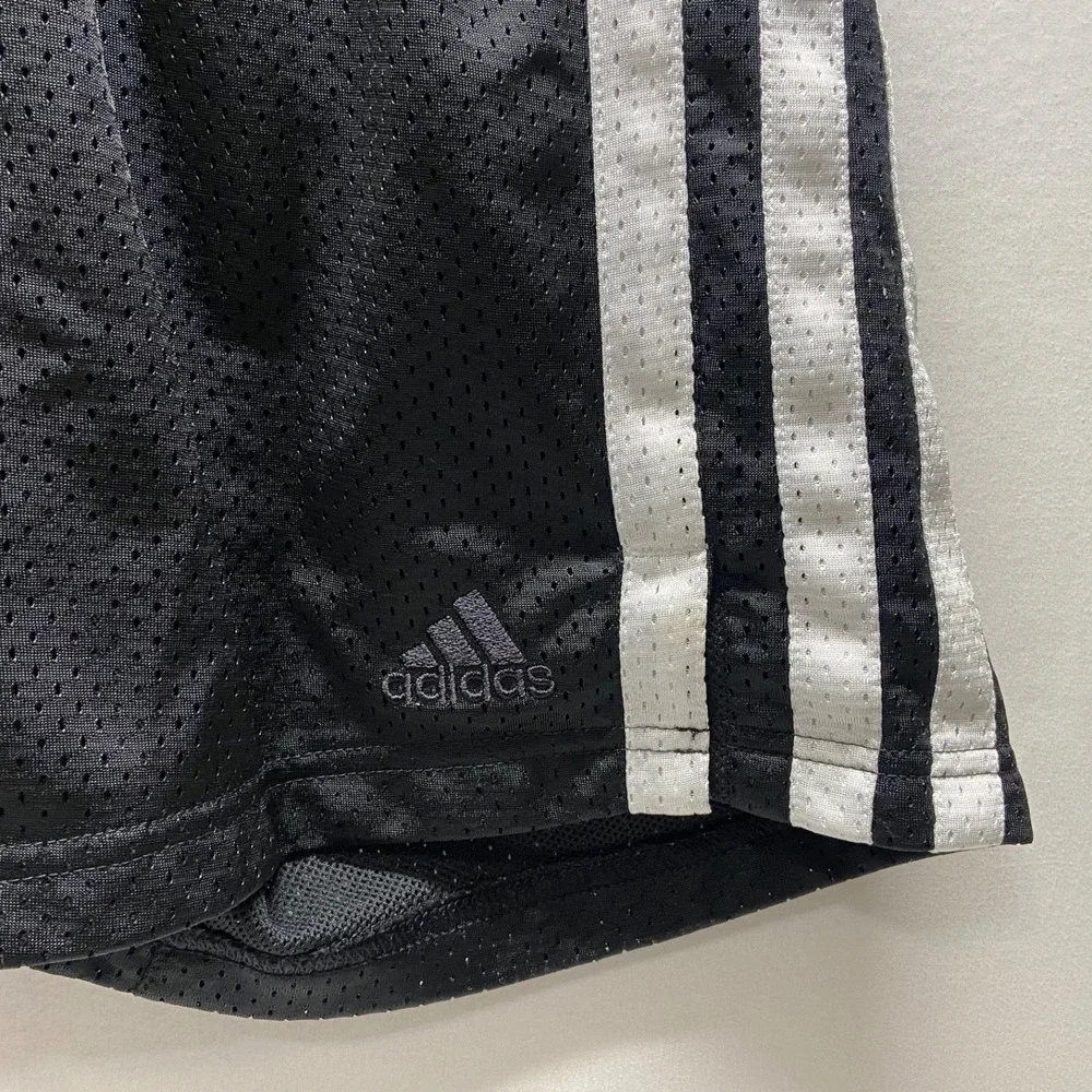 Adidas Aero Ready Shorts Men's M Black‎ Mesh White Classic Stripe 7